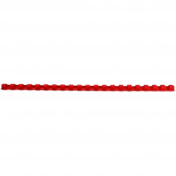 GBC Kunststoff-Binderücken 21 Ringe 225 Blatt A4 25 mm rot