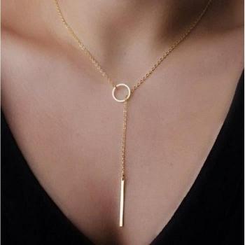 Bijou collier pendentif étoile lune doré à plusieurs niveaux pour femmes