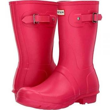Hunter Wellies, Botas de Agua Mujer, Rosa