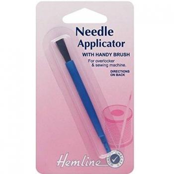 Pinceau et adaptateur d'aiguilles en plastique bleu – Série D – Machine à coudre