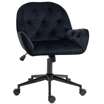 Vinsetto Black Velvet Office Seat