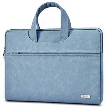 Sacoche de protection cuir TECOOL – 15,6 pouces avec poignée