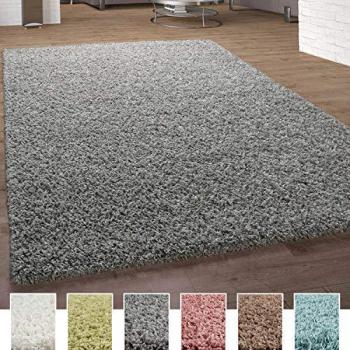 Tapis Chic Poils Hauts Gris 60x100 cm