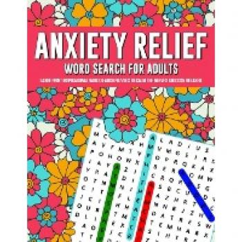 Large Print Anxiety Relief Word Search Puzzles for Adults