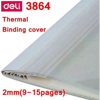 Deli 3864 2mm Thermal Binding Covers