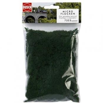 BUSCH Micro-Flocken dunkelgrün 7323 H0 N TT Z SPUR 1 / G SPUR 0