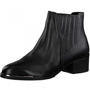 Schwarze MARCO TOZZI Stiefelette für Damen – Anti‑Comb, EU 37