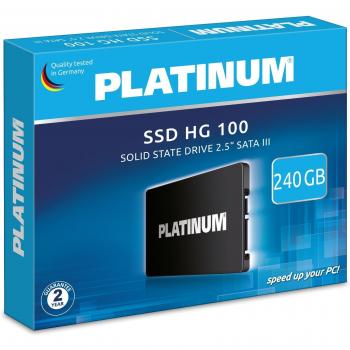 Platinum HG 100 240 GB 2,5 Interne SSD – SATA III – Hochleistungs-SSD für Laptop & Desktop