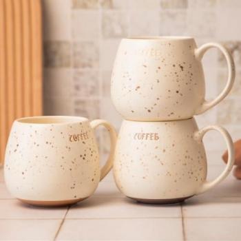 Stoneware Speckled Cream Rustic Mug 400ml