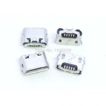 100pc Micro USB 5-Pin Connector for Huawei Smartphones