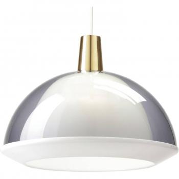 Lampada sospesa Innolux Kuplat 400 Ø 40 cm grigio fumè