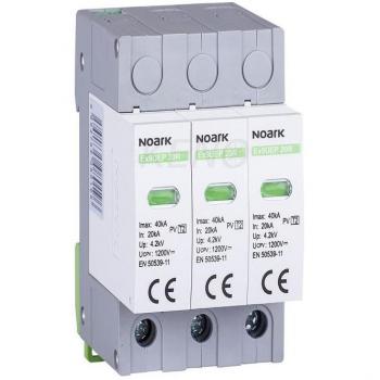Parafoudre Noark type II Ex9UEP, 1000 V DC, 3 modules