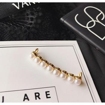 Women's Decorative Pearl Shoelace Clips