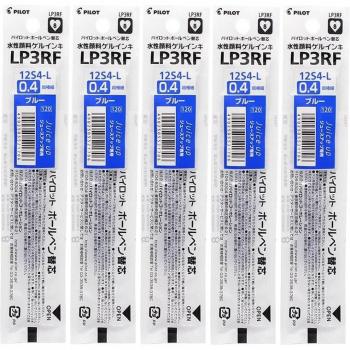 Recharges de stylo gel PILOT LP3RF12S4, noir/bleu/rouge/bleu-noir