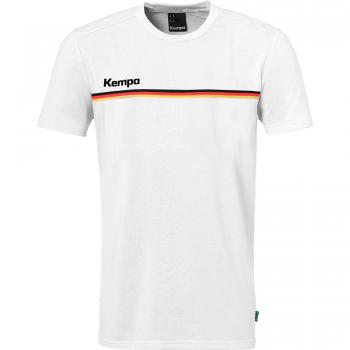Kempa Unisex T-Shirt Deutschland, Weiß, 56 EU