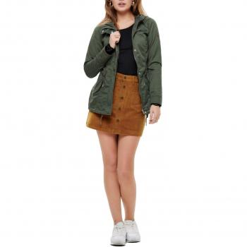 Only Onlnewlorca Abrigo de Lona Primavera CC Otw, Verde Grape Leaf, Talla 42
