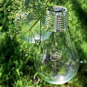 Ampoule solaire extérieure verre décorative X2 WATT&HOME 401192