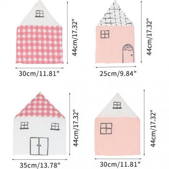 Set de protector de cuna de bebé, 4 piezas, con cojín y sábana de algodón
