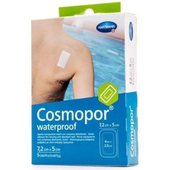 Cosmopor Waterproof Apósito 7,2cmx5cm 5uds