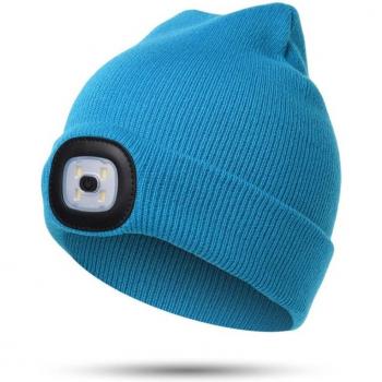 4 LED Child Beanie Hat with Headlight