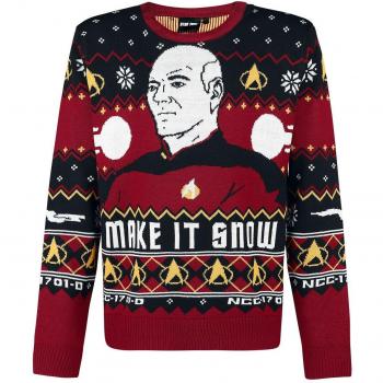 Weihnachtspullover Star Trek: Make It Snow, multicolor, M-5XL