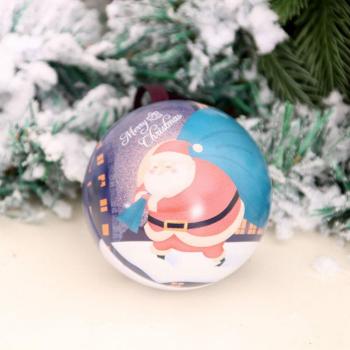 Boule de Noël 7 cm avec pot de rangement