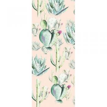 Komar Cactus Rose papel pintado no tejido 100 x 250 cm