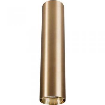 Licht-Erlebnisse Eye GU10 Spot Wandleuchte 250mm Messing