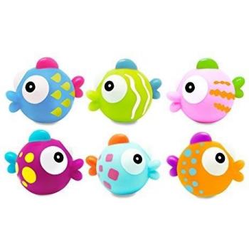 Lot de 6 poissons tropicaux aspergeurs Escabbo