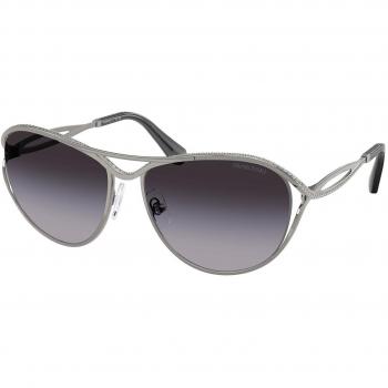 Occhiali da Sole Swarovski SK 7028 Gunmetal per Donna 59mm