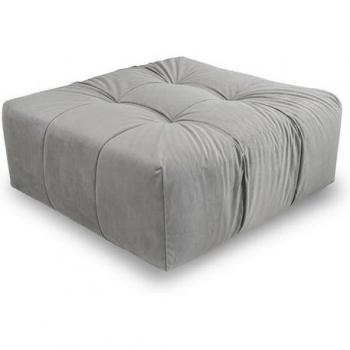 INOSIGN Hocker Calmara, gemütlicher Lounge-Sitz, Samt oder Chenille, bodentief