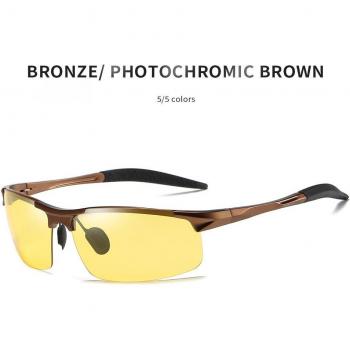 Lunettes anti-éblouissement photochromiques pour hommes 5933