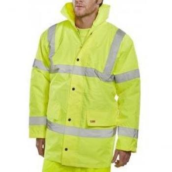 Beeswift High Visibility Constructor Jacket Saturn Yellow 4XL