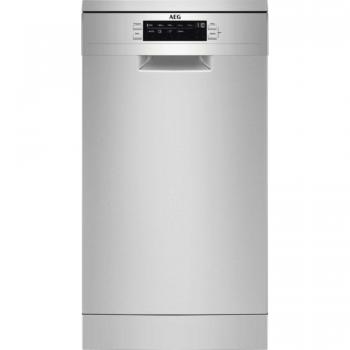 Slimline Dishwasher in Stainless Steel AEG FFB7