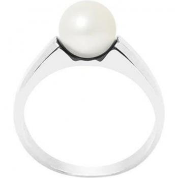 Bague Pure Perle – Perle de culture 7–8 mm, blanc naturel, argent 925
