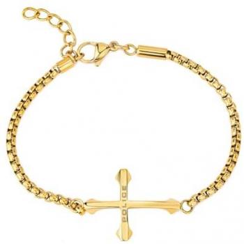 Braccialetto Police Gold One Size