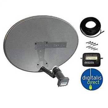 HDR QuadLNB Satellite DIY Bundle – 15 m Twin Cable Included