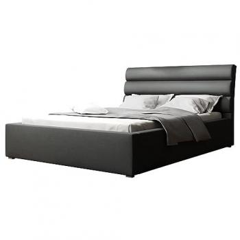 Cama Doble Tapizada con Cabecera Acolchada