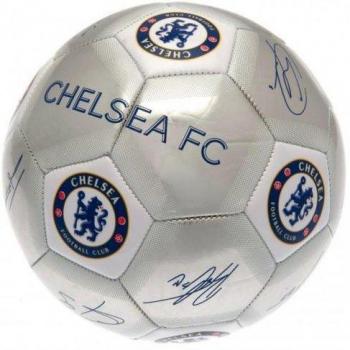 Chelsea FC Pallone Autografo – Argento, Unica Dimensione