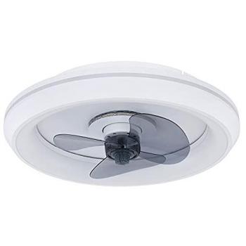 Praktischer LED Deckenventilator, weiß, CCT, Fernbedienung, 48 cm