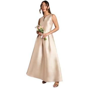 Champagne Coast Fit & Flare Twill Bridesmaid Dress – Women’s 14