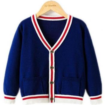 Vêtements d'automne pour enfants, pull en coton, taille 90-140cm