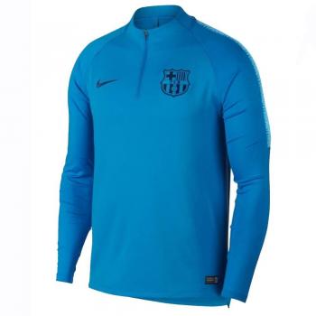 Nike Herren FCB M NK Dry SQD DRIL Langärmliger Pullover, Equator Blau, L
