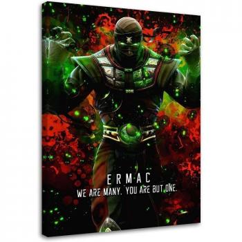 Mortal Kombat Ermac Wanddecoratie 40x60 Rood