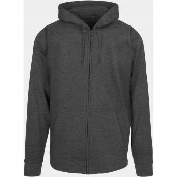 Felpa Basic Charcoal con Zip XL
