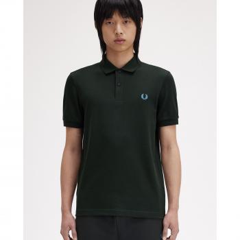 Polo Fred Perry Uomo a Maniche Corti M6000 Blu Ocean L