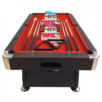 Billardspiel 8 ft Vintage Rot – Tischgröße 220 x 110 cm