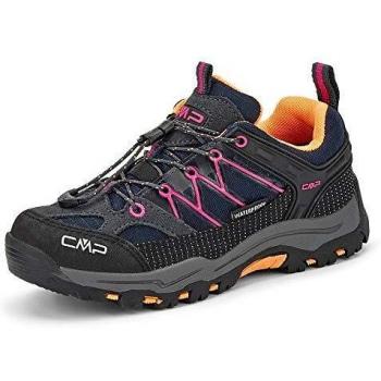 CMP Rigel Low Trekking Shoe WP, Chaussure de Marche, Antracite-Bouganville, 30 EU