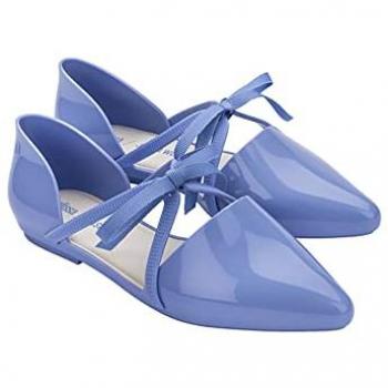 Melissa Damen Ballerinas Pointy Stripe Jason 33435 Violett 35_5
