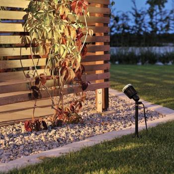 Amalfi LED Erdspießleuchte schwarz, wetterfest IP44